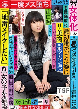 女体化したV系好き引きニート青年(19)を徹底取材 最初嫌がってた癖に一度メス堕ちしちゃうと「地雷メイクしたい」とか言って女の子を満喫しだす
